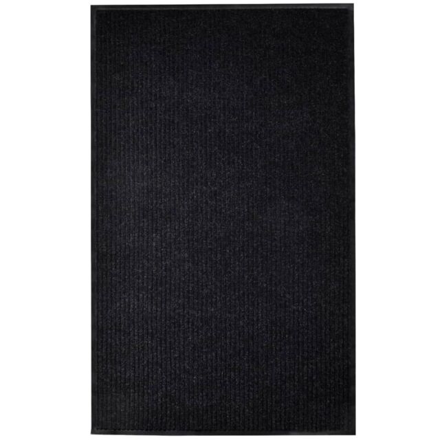Berkfield Home Door Mat Black 117x220 cm PVC - image 1