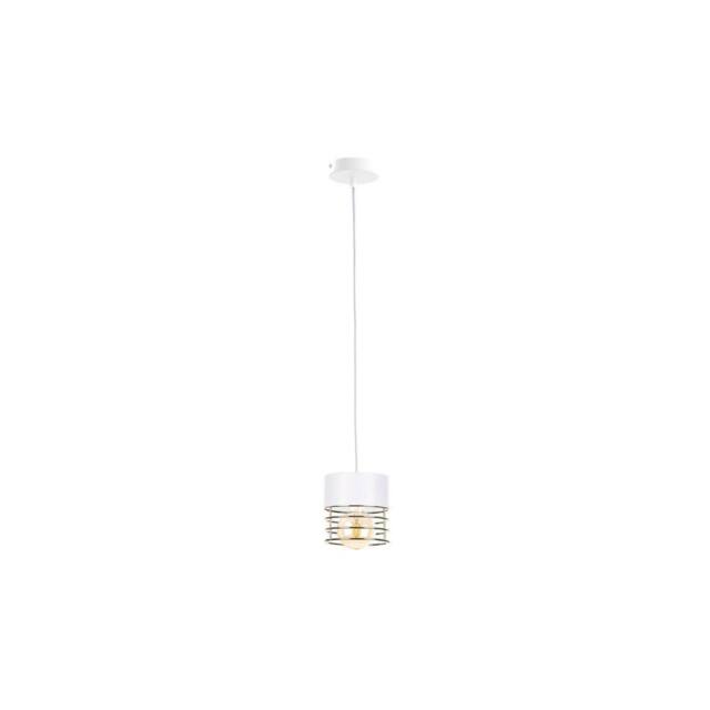 Netlighting Royal Slim Pendant Ceiling Light White Gold 12cm 1x E27
