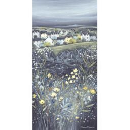 Diane Demirci Chalkboard Hills I Print in Mid Grey - thumbnail 1