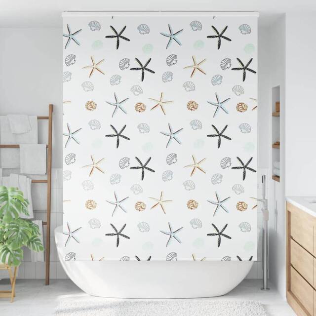 Berkfield Home Shower Roller Blind with Cassette 160x240 cm Fabric Width 156 cm in White - image 1