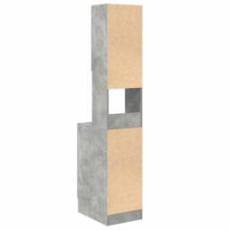 Berkfield Home Kitchen Cabinet Concrete Grey 35x50x180 cm Engineered Wood - Size: 35 x 50 x 180 cm - thumbnail 8
