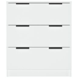 Berkfield Home Sideboard White 60x30x70 cm Engineered Wood - Size: 60 x 30 x 70 cm - thumbnail 5