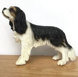 Animal Crackers Tricolour King Charles Spaniel Figurine by Leonardo, Gift Boxed - thumbnail 5