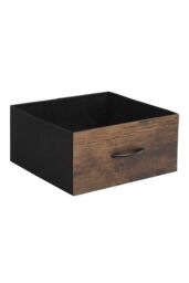 H&O Direct 3-Tiers Medieval-Inspired Wooden Storage Cabinet with Shelf in Brown - thumbnail 5