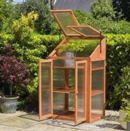 Marco Paul Mini Cold Frame Greenhouse in Beige - thumbnail 7