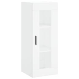 Berkfield Home Highboard White 34.5x34x180 cm Engineered Wood - thumbnail 5