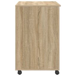 Berkfield Home Sonoma Oak Desk Sonoma Oak Engineered Wood Medium Sonoma Oak Desk in Brown - thumbnail 6