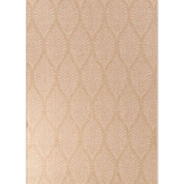 THE RUGS Liora Reversible Rug - Indoor Outdoor Trellis Flat Woven Low Pile in Beige - Size: 160 cm x 230 cm - image 1