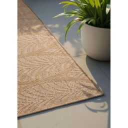 THE RUGS Liora Reversible Rug - Indoor Outdoor Trellis Flat Woven Low Pile in Beige - Size: 160 cm x 230 cm - thumbnail 9