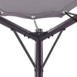 Wyld and Coco Pergola Grey Polyester and Steel 300 x 300 cm - thumbnail 5