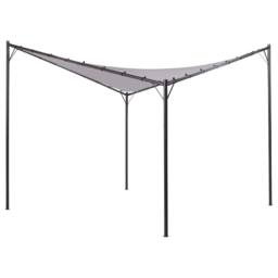 Wyld and Coco Pergola Grey Polyester and Steel 300 x 300 cm - thumbnail 3