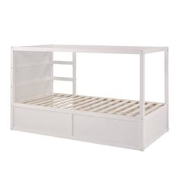 Aspire Hideout Reversible Midsleeper Wooden Children's Bed Frame in White - Size: Single - thumbnail 9