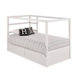 Aspire Hideout Reversible Midsleeper Wooden Children's Bed Frame in White - Size: Single - thumbnail 3