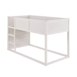 Aspire Hideout Reversible Midsleeper Wooden Children's Bed Frame in White - Size: Single - thumbnail 5