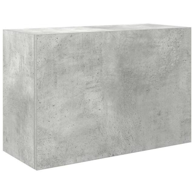 Berkfield Home Bathroom Wall Cabinet Concrete Grey 60x25x40 cm Engineered Wood - Size: 60 x 25 x 40 cm - image 1
