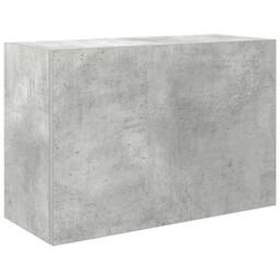 Berkfield Home Bathroom Wall Cabinet Concrete Grey 60x25x40 cm Engineered Wood - Size: 60 x 25 x 40 cm - thumbnail 1