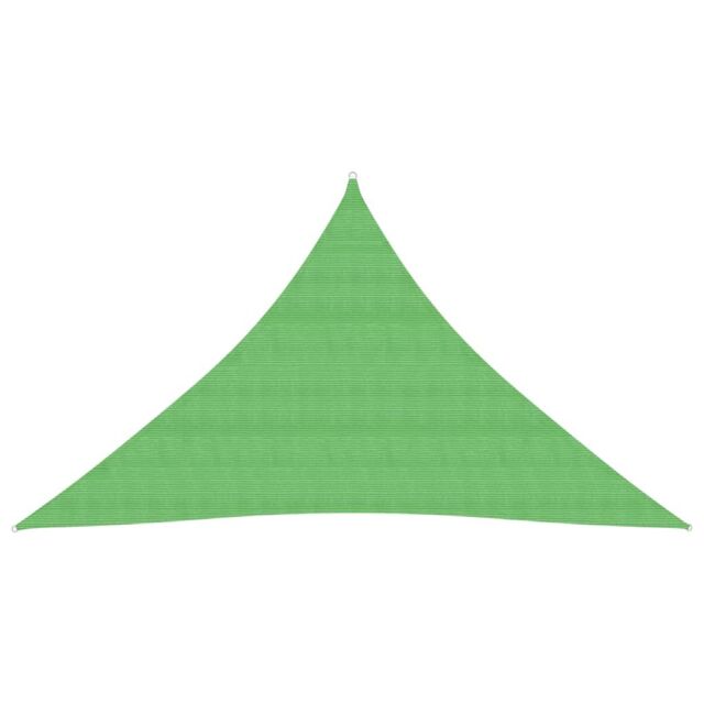 Berkfield Home Sunshade Sail 160 g/m ² Light Green 3x3x4.2 m HDPE - image 1