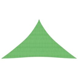 Berkfield Home Sunshade Sail 160 g/m ² Light Green 3x3x4.2 m HDPE - thumbnail 1