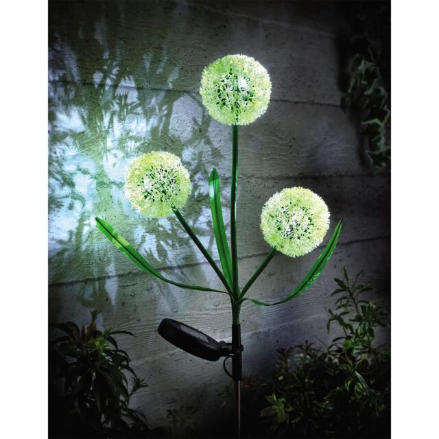 mysmartbuy Solar Allium Bloom Stake Light - Solar Powered Outdoor Garden Decor Flower Design Pathway Patio Lighting - 75 x 9cm - Size: 1 Pack - image 1