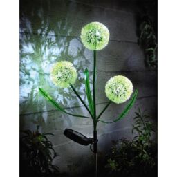 mysmartbuy Solar Allium Bloom Stake Light - Solar Powered Outdoor Garden Decor Flower Design Pathway Patio Lighting - 75 x 9cm - Size: 1 Pack