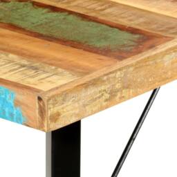 Berkfield Home Bar Table 180x70x107 cm Solid Reclaimed Wood in Brown - Size: 180 x 70 x 107 cm - thumbnail 5