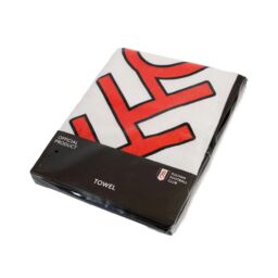 Fulham FC Pulse Beach Towel in Dark Red - thumbnail 3
