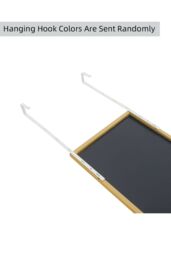 Living and Home 28cm W x 78cm H Gold Metal Frame Wall Mounted Door Mirror - Size: 28 cm W x 78 cm H - thumbnail 5