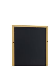 Living and Home 28cm W x 78cm H Gold Metal Frame Wall Mounted Door Mirror - Size: 28 cm W x 78 cm H - thumbnail 6