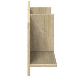 Berkfield Home Wall Cabinet 100x16.5x30 cm Sonoma Oak Engineered Wood in Light Oak - thumbnail 5
