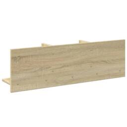 Berkfield Home Wall Cabinet 100x16.5x30 cm Sonoma Oak Engineered Wood in Light Oak - thumbnail 6