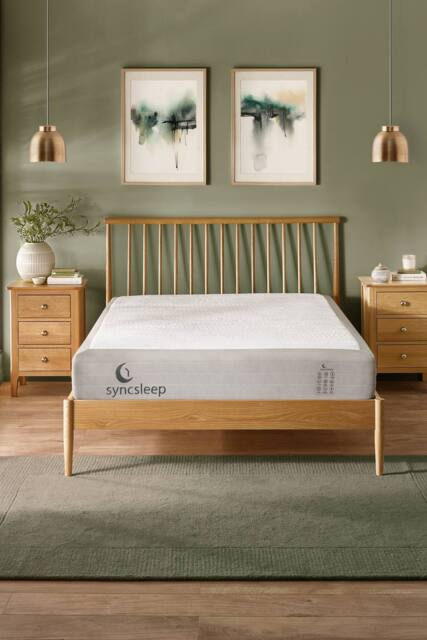 syncsleep Balance 1000 Pocket Spring Mattress with Comfort Layers in White - Size: Double - image 1