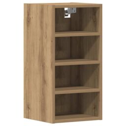 Berkfield Home Hanging Cabinet Artisan Oak 30x29.5x60 cm Engineered Wood in Brown - thumbnail 2
