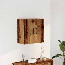 Berkfield Home Wall Cabinet Old Wood 60x31x60 cm Engineered Wood in Brown - Size: 60 x 31 x 60 cm - thumbnail 3