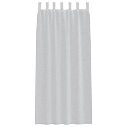 Berkfield Home Curtains with Curtains 2 pcs Light gray 140 x 225 cm Polyester - thumbnail 3