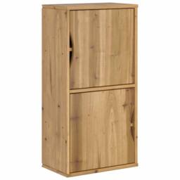 Berkfield Home 5 Piece TV Units with Storage ODDA Solid Wood Pine in Brown - thumbnail 6