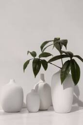 Blomus Ceola Ceramic Vase 21cm - White - thumbnail 4