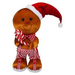 VFM e-Store Christmas Gingerbread Man Decoration 46cm x 27cm Red X 1 - Size: 46 cm x 27 cm - thumbnail 1