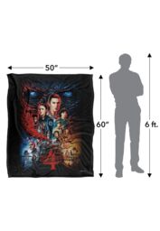 Stranger Things Creel House Season Four Officially Licensed Silky Touch Super Soft Throw Blanket 152 x 127 cm in White - thumbnail 5