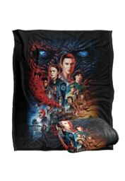Stranger Things Creel House Season Four Officially Licensed Silky Touch Super Soft Throw Blanket 152 x 127 cm in White - thumbnail 2