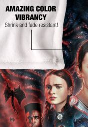 Stranger Things Creel House Season Four Officially Licensed Silky Touch Super Soft Throw Blanket 152 x 127 cm in White - thumbnail 4