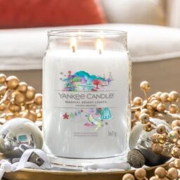 YANKEE CANDLE Signature Magical Bright Lights Large Jar White 567g - thumbnail 3