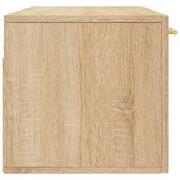 Berkfield Home Wall Cabinet Sonoma Oak 100x36.5x35 cm Engineered Wood in Light Brown - thumbnail 7