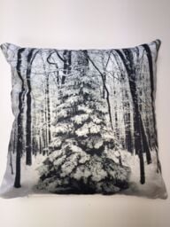 Rapport Home Winter Xmas Tree Cushion Cover Multi (43x43 cm) - Size: 43 cm x 43 cm - thumbnail 1