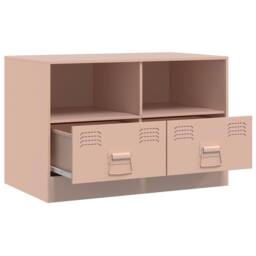 Berkfield Home TV Cabinets 2 pcs Pink 67x39x44 cm Steel - Size: 67 x 39 x 44 cm - thumbnail 6
