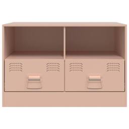 Berkfield Home TV Cabinets 2 pcs Pink 67x39x44 cm Steel - Size: 67 x 39 x 44 cm - thumbnail 5