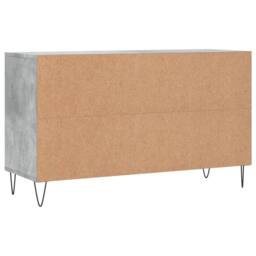 Berkfield Home Shoe Cabinet Concrete Grey 102x36x60 cm Engineered Wood - Size: 102 x 36 x 60 cm - thumbnail 6