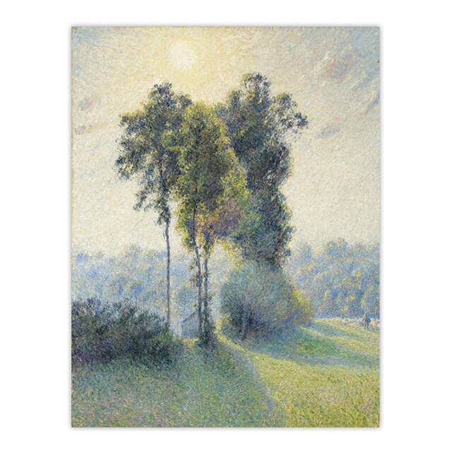 "Artery8 Sunset Landscape at Saint Charles Pissarro Wall Art Poster Print - Size: W24"" x H32""" - image 1