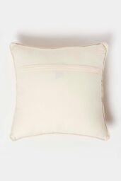 Homescapes Mustard Yellow Tufted Cotton Cushion - Size: 45 cm x 45 cm - thumbnail 3