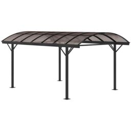 5 x 3(m) Garden Aluminium Pergola Gazebo Carport w/ Polycarbonate Roof - thumbnail 1