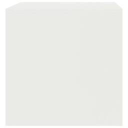 Berkfield Home TV Cabinet White 80x40x40 cm Engineered Wood - Size: 80 x 40 x 40 cm - thumbnail 5